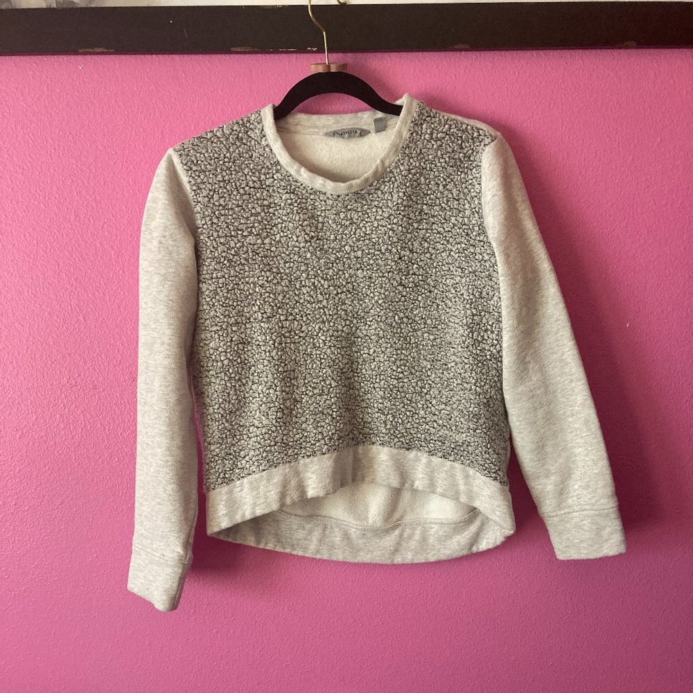 Athleta® Sherpa Heathered Grey Pullover XS